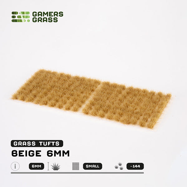 Gamers Grass Tufts: Beige 6mm- Small - for just $6.99! 