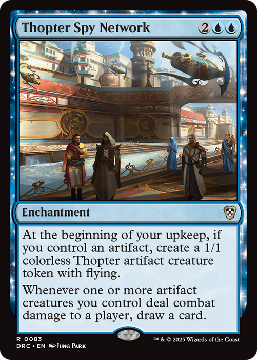 Thopter Spy Network (DRC-083) - Commander: Aetherdrift: (enchantment) - for just $0.11! 