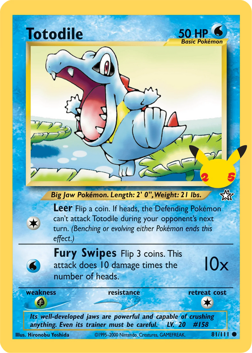 Totodile (81/111) [First Partner Pack] - for just $0.90! 