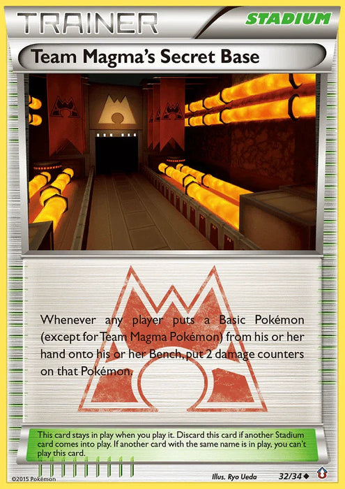 Team Magma's Secret Base (32/34) [XY: Double Crisis] - for just $1.15! 