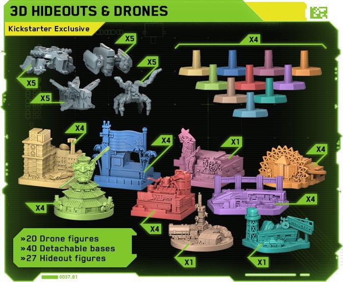 Cyberpunk 2077: Gangs of Night City - 3D Hideouts & Drones Kickstarter Exclusive Expansion - for just $94.99! 