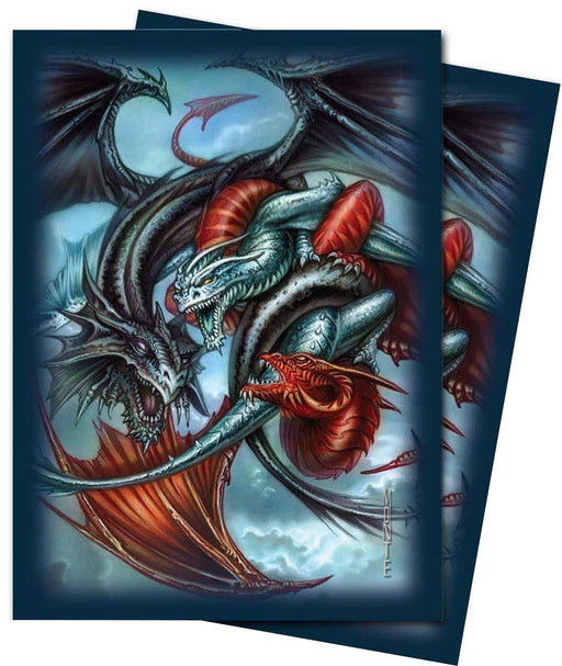 Ultra PRO: Small 60ct Sleeves - Monte Moore (Multi-Color Trinity Dragon) - Just $0! Shop now at Retro Gaming of Denver