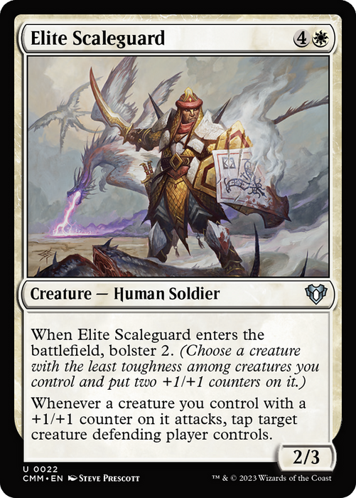 Elite Scaleguard (CMM-022) - Commander Masters - for just $0.02! 