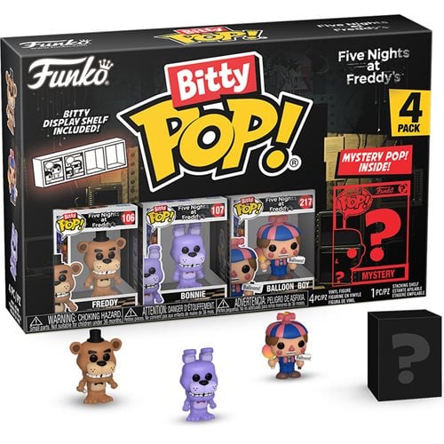 Five Nights at Freddy's Freddy Funko Bitty Pop! Mini-Figure 4-Pack - Just $15! Shop now at Retro Gaming of Denver