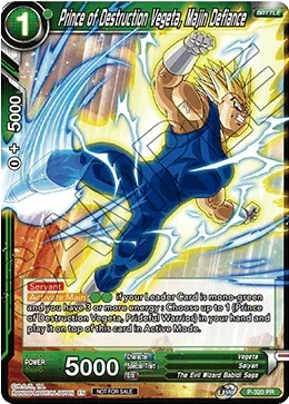 Prince of Destruction Vegeta, Majin Defiance (P-320) [Tournament Promotion Cards] - for just $3.95! 