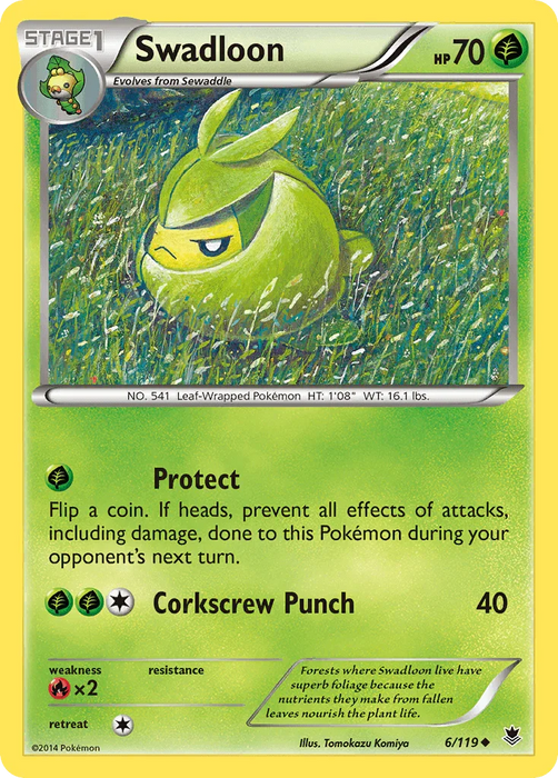 Swadloon (6/119) [XY: Phantom Forces] - for just $0.30! 