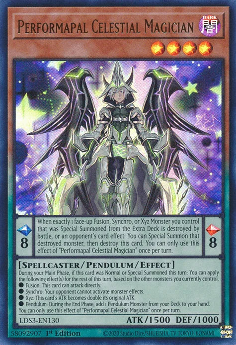 Performapal Celestial Magician [LDS3-EN130] Ultra Rare - for just $0.15! 