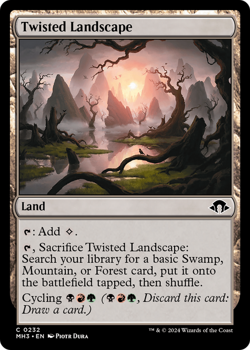 Twisted Landscape (MH3-232) - Modern Horizons 3 - for just $0.07! 