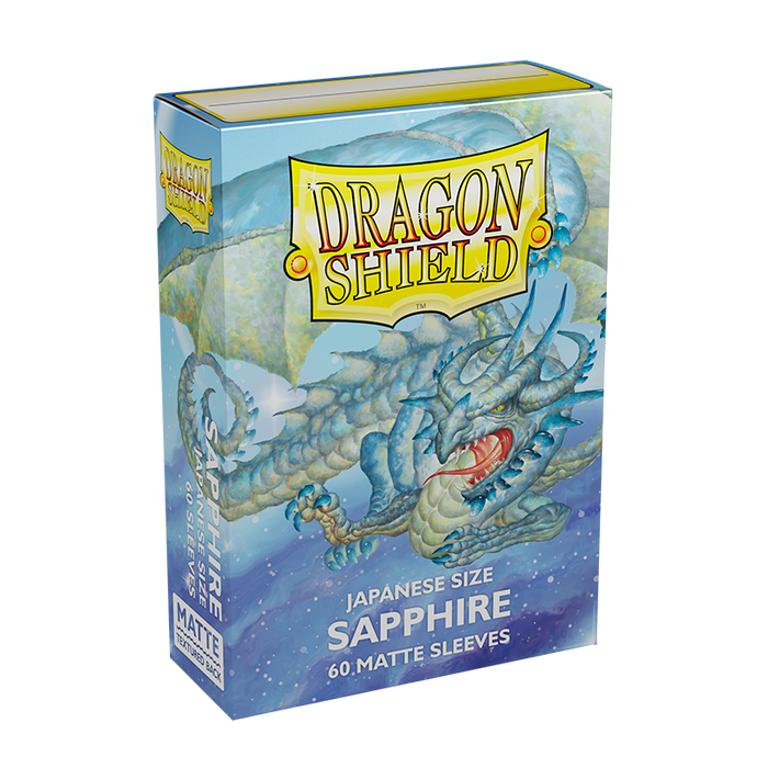 Dragon Shield: Japanese Size 60ct Sleeves - Sapphire (Matte) - Just $0! Shop now at Retro Gaming of Denver