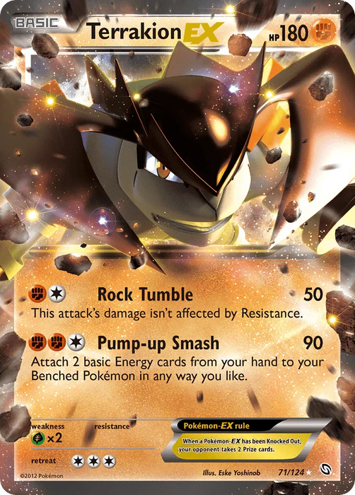 Terrakion EX (71/124) [Black & White: Dragons Exalted] - for just $2.65! 