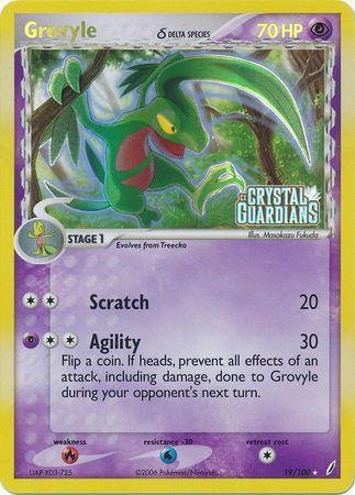Grovyle (19/100) (Delta Species) (Stamped) [EX: Crystal Guardians] - for just $13.30! 