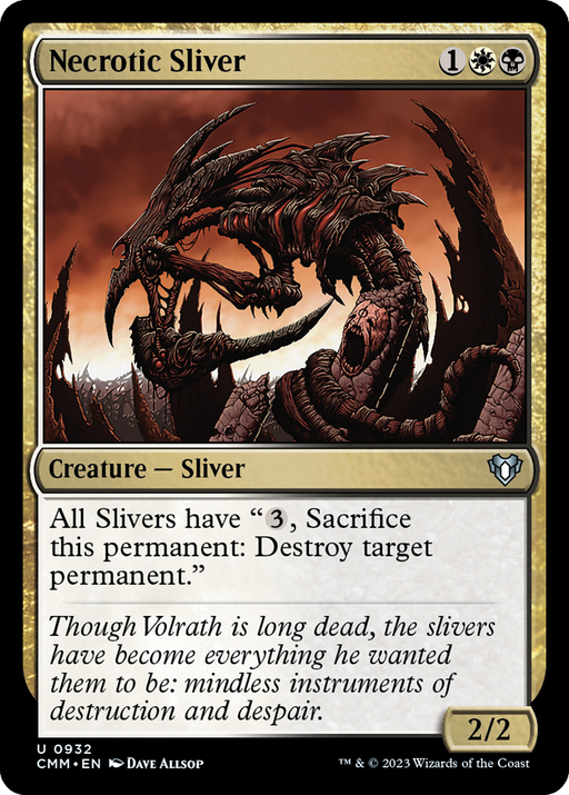 Necrotic Sliver (CMM-932) - Commander Masters - for just $0.13! 