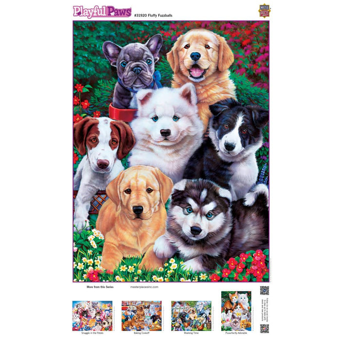 Playful Paws - Fluffy Fuzzballs 300 Piece EZ Grip Jigsaw Puzzle - for just $14.99! 