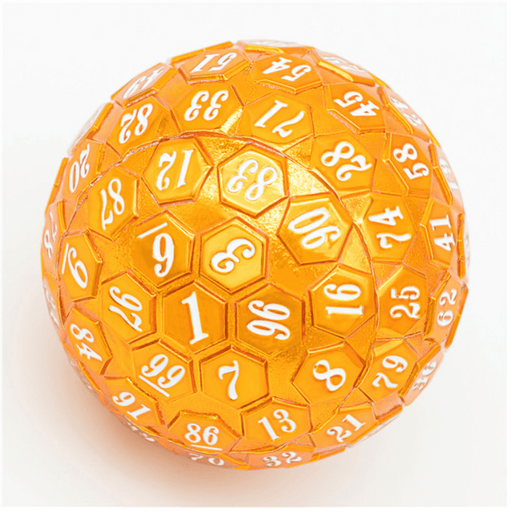 45mm Metal D100 - Orange with White Font - for just $44.99! 