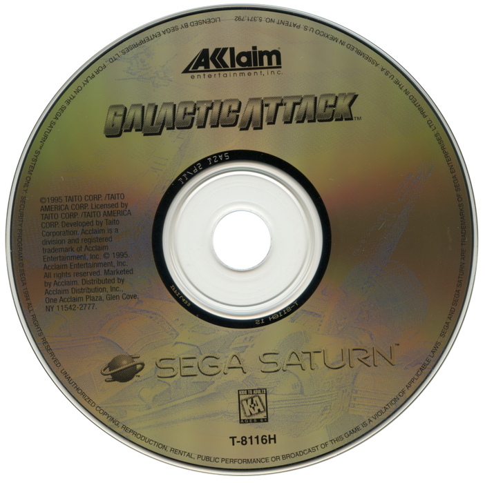 Galactic Attack – Sega Saturn (SS) - for just $0! 