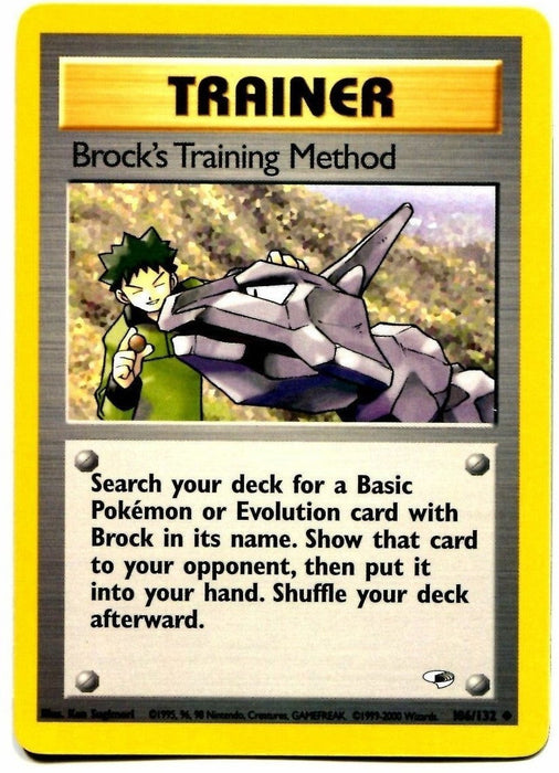 Brock's Training Method (106/132) [Gym Heroes Unlimited] - Just $0.15! Shop now at Retro Gaming of Denver