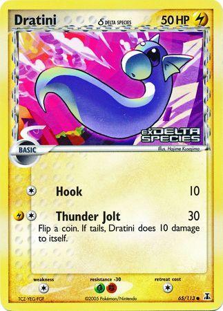 Dratini (65/113) (Delta Species) (Stamped) [EX: Delta Species] - for just $21.80! 