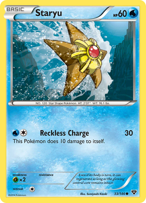 Staryu (33/146) [XY: Base Set] - for just $0.10! 