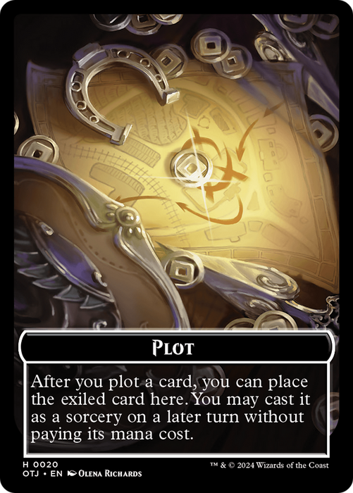 Meteorite // Plot Double-Sided Token [Outlaws of Thunder Junction Tokens] - for just $0.10! 