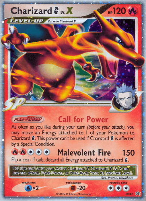 Charizard G LV.X (DP45) [Diamond & Pearl: Black Star Promos] - for just $44.60! 