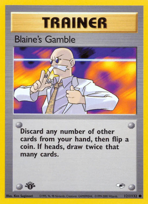 Blaine's Gamble (121/132) [Gym Heroes 1st Edition] - for just $0.35! 