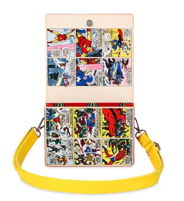 Disney Parks Avengers Marvel Comic Book Loungefly Crossbody Bag Purse - for just $58.99! 