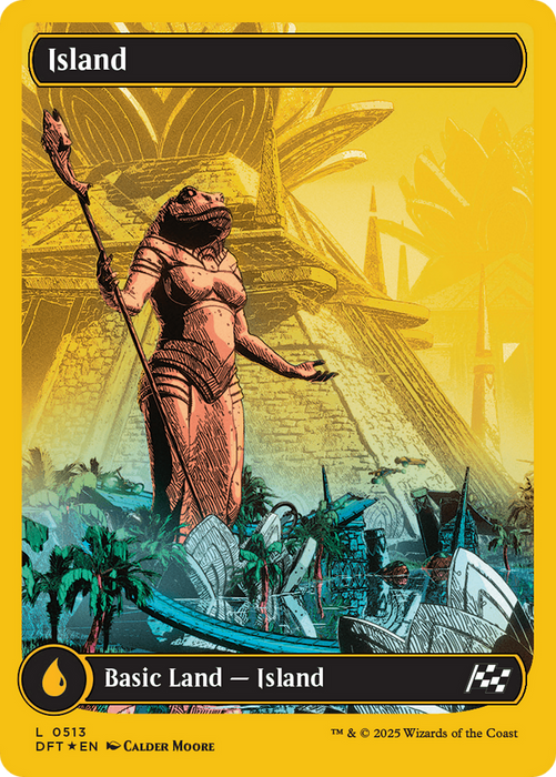Island (DFT-513) - Aetherdrift: (Full Art) Foil - for just $1.78! 