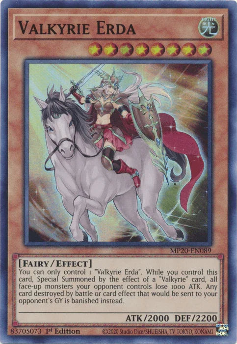 Valkyrie Erda [MP20-EN089] Super Rare - for just $0.10! 