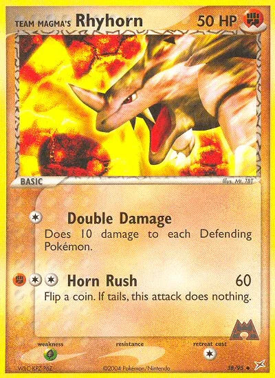 Team Magma's Rhyhorn (38/95) [EX: Team Magma vs Team Aqua] - for just $1.15! 