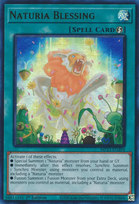 Naturia Blessing [MP23-EN204] Ultra Rare - for just $0.10! 