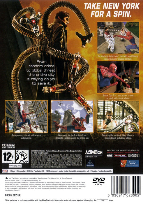 Spider-Man 2 – PlayStation 2 (PS2) - for just $0! 