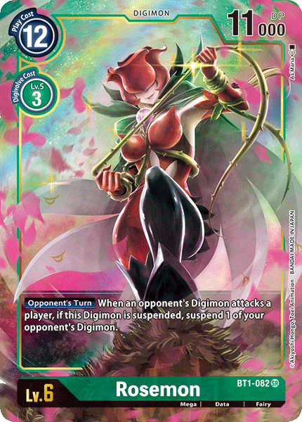 Rosemon [BT1-082] (Alternate Art) [Release Special Booster Ver.1.0] - Just $1.20! Shop now at Retro Gaming of Denver