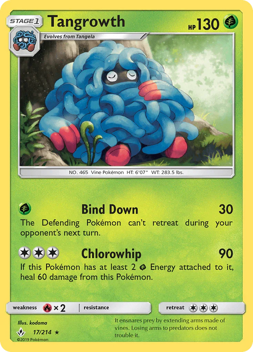 Tangrowth (17/214) [Sun & Moon: Unbroken Bonds] - for just $0.15! 