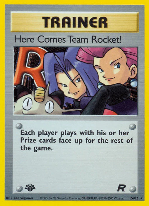 Here Comes Team Rocket! (15/82) [Team Rocket 1st Edition] - for just $23.80! 