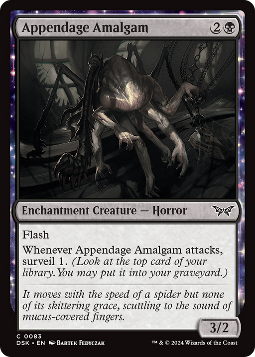 Appendage Amalgam (DSK-083) - Duskmourn: House of Horror: (enchantment) Foil - for just $0.05! 