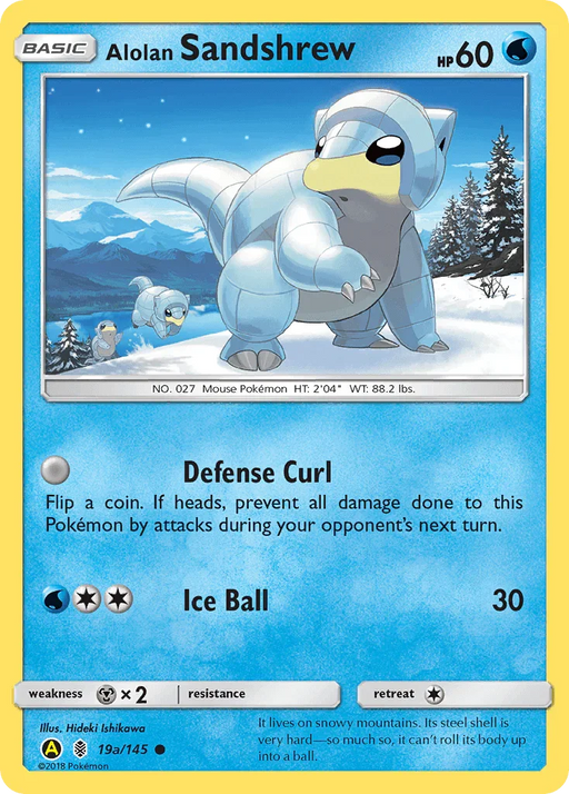 Alolan Sandshrew (19a/145) [Alternate Art Promos] - for just $1.90! 