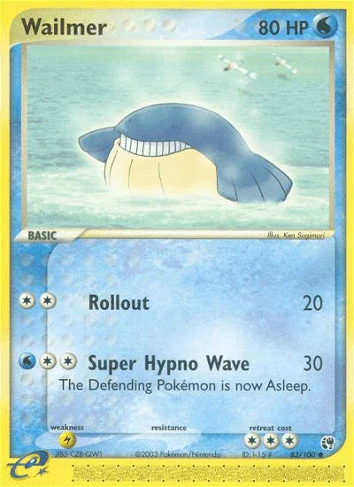 Wailmer (83/100) [EX: Sandstorm] - for just $0.55! 