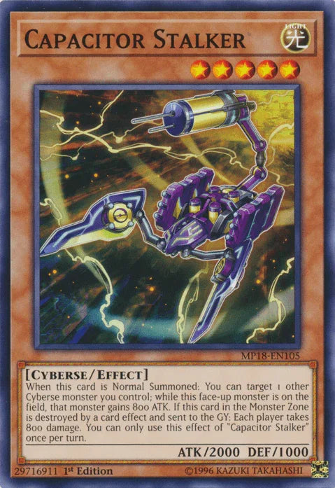 Capacitor Stalker [MP18-EN105] Common - for just $0.10! 