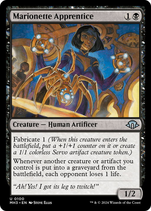 Marionette Apprentice (MH3-100) - Modern Horizons 3 - for just $0.28! 