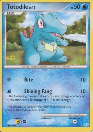 Totodile (8/12) [Diamond & Pearl: Trainer Kit - Manaphy] - Just $0.45! Shop now at Retro Gaming of Denver