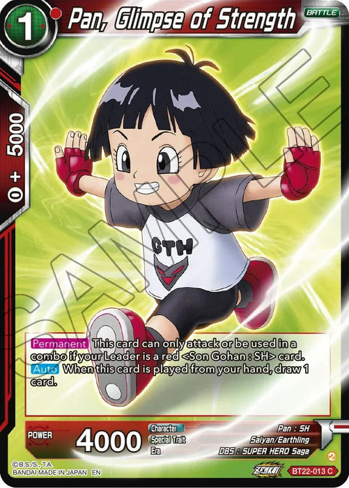 Pan, Glimpse of Strength (BT22-013) [Critical Blow] - for just $0.10! 