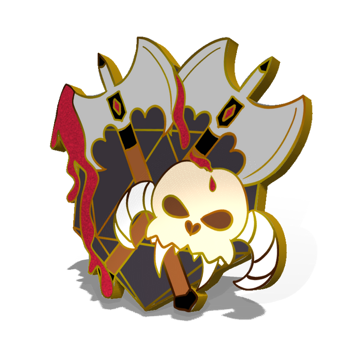 Dungeons & Dragons Role: Barbarian Enamel Pin - for just $12! 