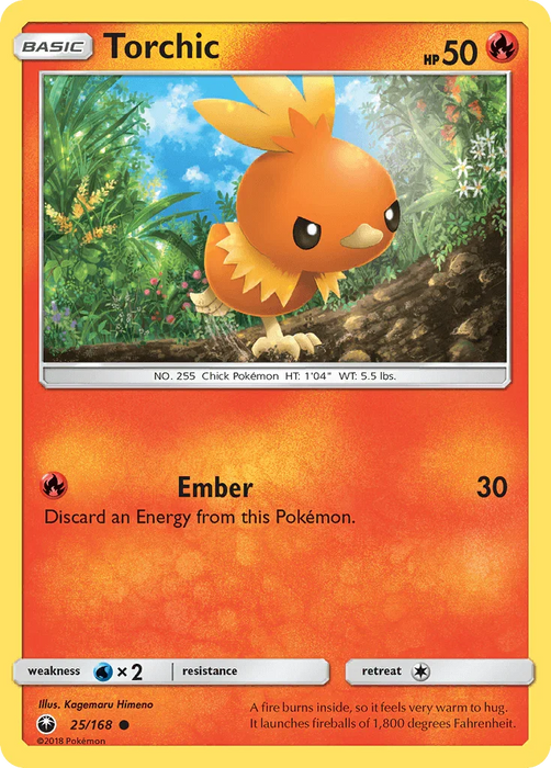 Torchic (25/168) [Sun & Moon: Celestial Storm] - for just $0.15! 