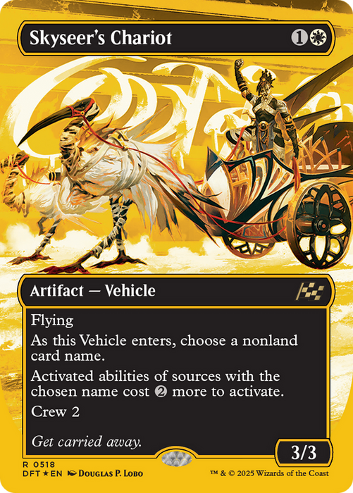 Skyseer's Chariot (DFT-518) - Aetherdrift (Borderless) Foil - for just $0.56! 