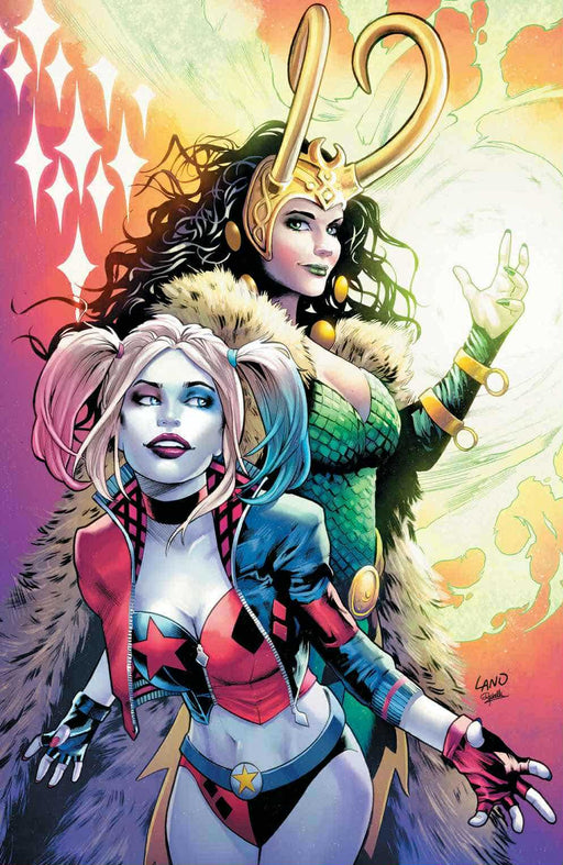 MARVEL DC: DEADPOOL BATMAN #1 GREG LAND EXCLUSIVE VIRGIN VAR  HARLEY QUINN LADY LOKI [09/24/2025] - for just $19.99! 