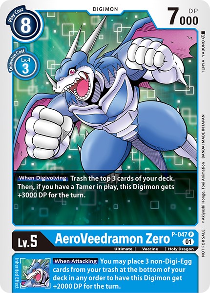 AeroVeedramon Zero [P-047] [Promotional Cards] - Just $0.09! Shop now at Retro Gaming of Denver