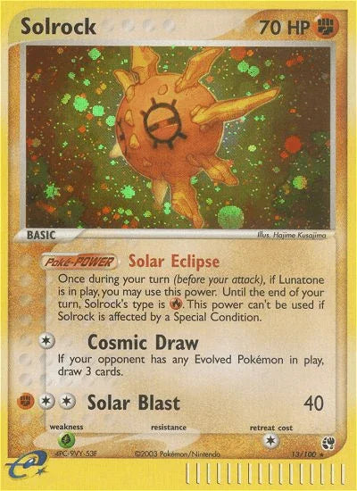 Solrock (13/100) [EX: Sandstorm] - for just $8.65! 