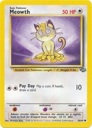 Meowth (56/64) [Jungle Unlimited] - for just $0.40! 