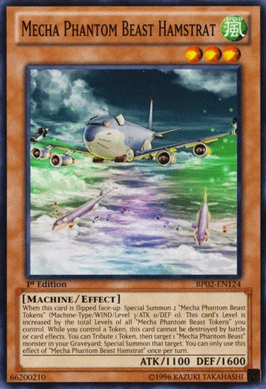 Mecha Phantom Beast Hamstrat [BP02-EN124] Mosaic Rare - for just $0.10! 