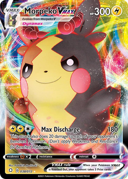 Morpeko VMAX (038/072) [Sword & Shield: Shining Fates] - for just $1.05! 